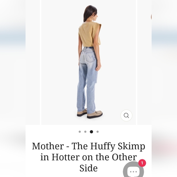 Nwt MOTHER Superior The Huffy Skimp Denim sz.27 - Picture 2 of 16